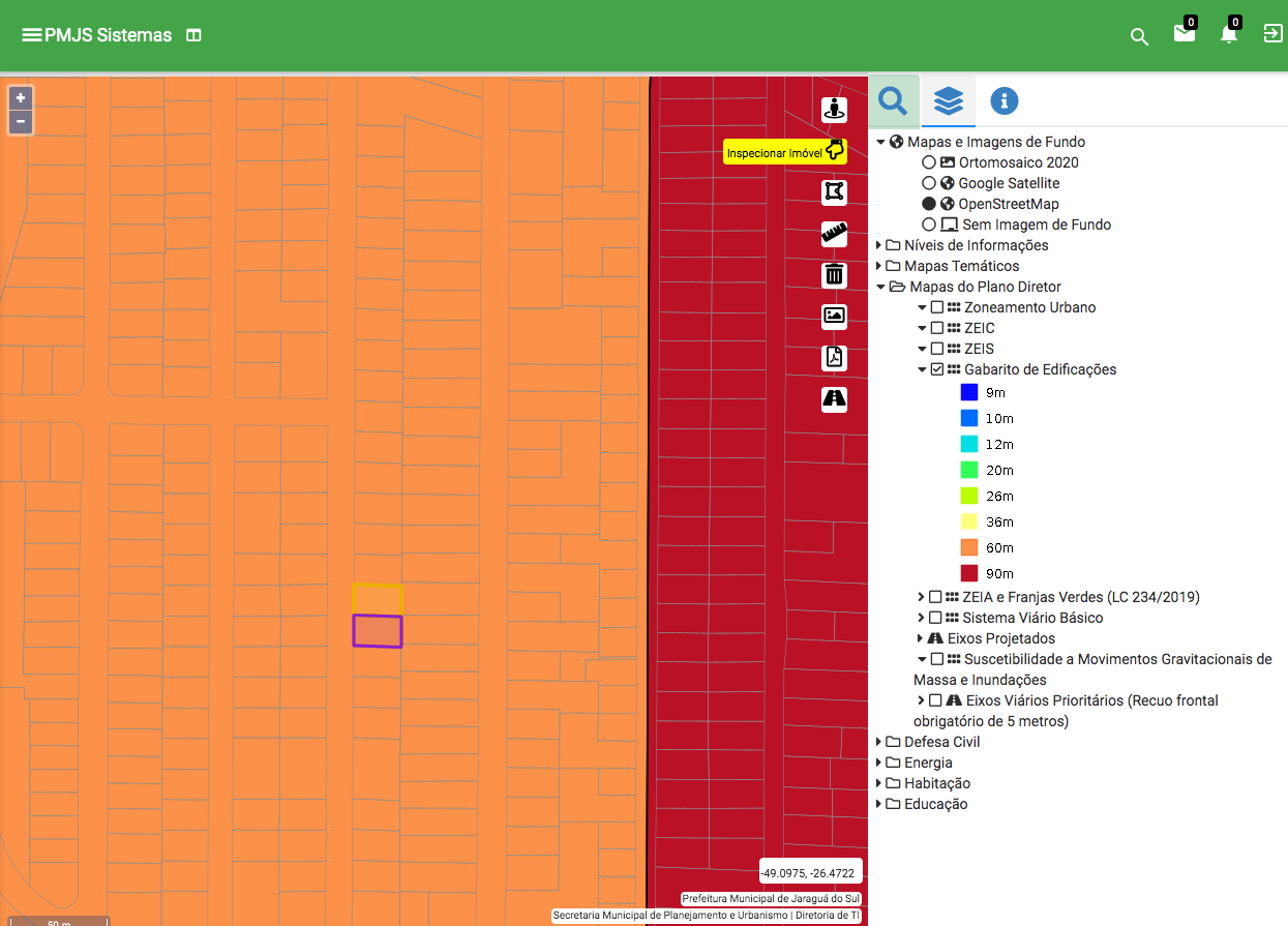 Zoneamento e Gabarito - Terreno Jaragua do Sul - Loteamento Champagnat.png